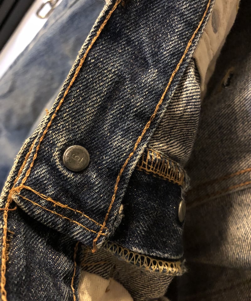 超目玉》黄金サイズグッドコンディション芸術縦落ちエイジング Levis