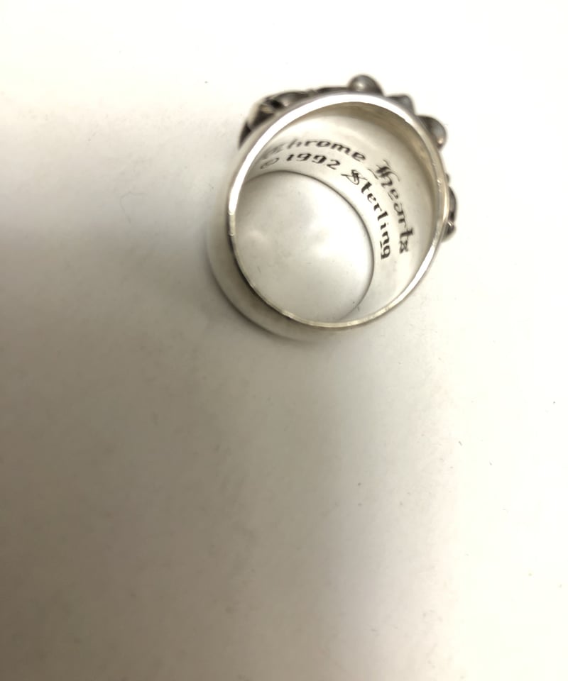 帝王超人気リング希少ピンキーサイズインボイス付〉Chrome Hearts