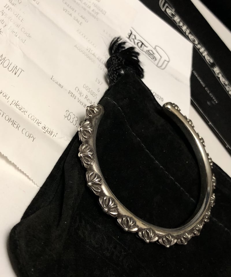 帝王クロムハーツ伝統モデルブレスレットバングル海外インボイス 帝王クロムハーツ伝統モデルブレスレットバングル海外インボイス