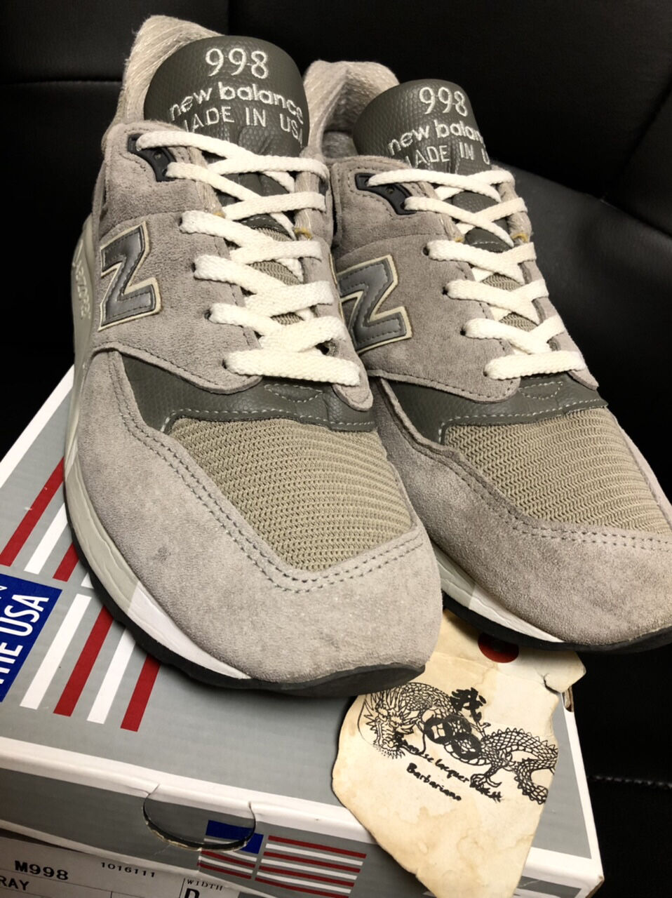 オールドU.S.A高級スニーカー〉U.S.A.製new balance M998 GRAY黄 オールドU.S.A高級スニーカー〉U.S.A.製new balance M998 GRAY黄