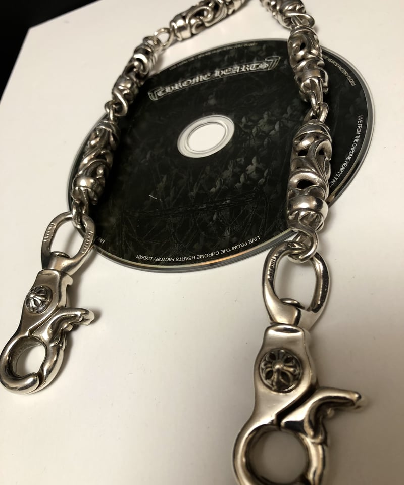 帝王伝統ダブルクリップウォレットチェーン2点同時リリース〉Chrome