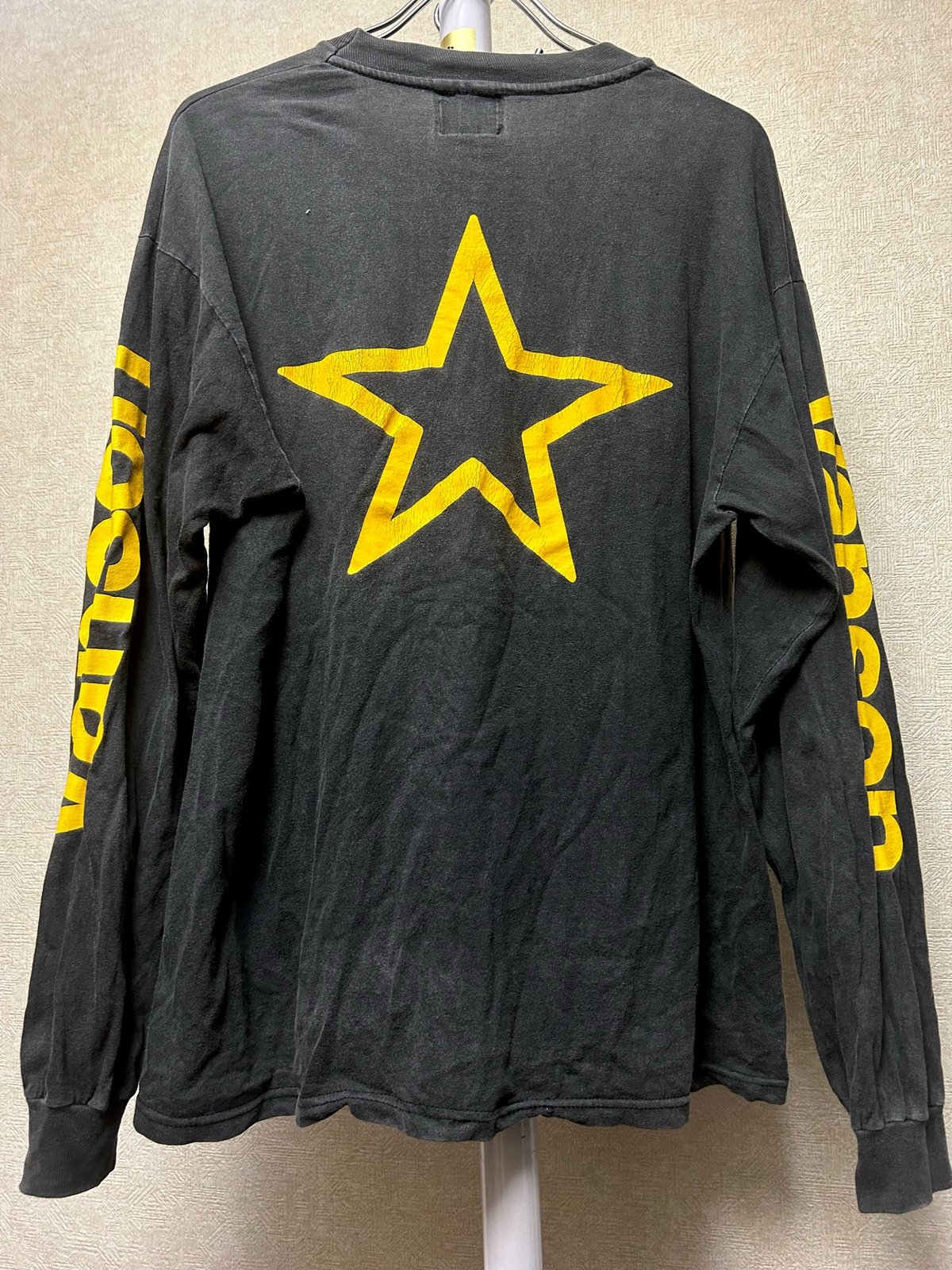 希少U.S.A.製タグvansonラバープリントロングTee〉オールド 希少U.S.A.製タグvansonラバープリントロングTee〉オールド