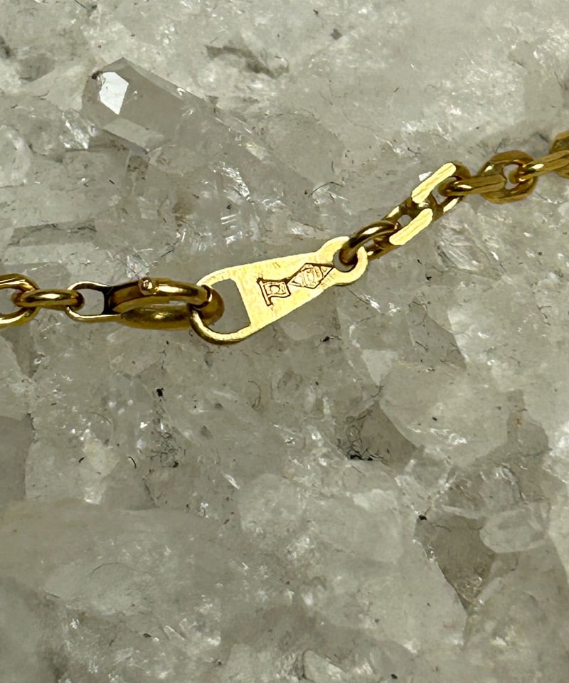 vintage LOCKET pendant 750刻印　K18 オールドエイティーズ海外刻印750(K18)GOLD JEWELRY〉80年代海外
