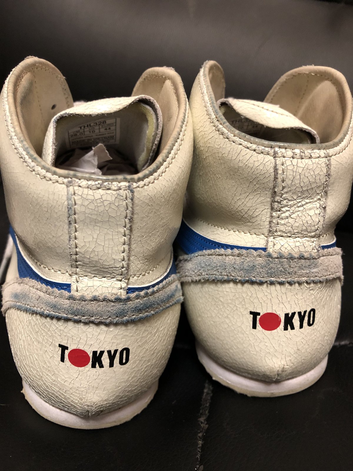 クラック加工オニツカタイガー〉Onitsuka Tiger MEXICO Mid Runne