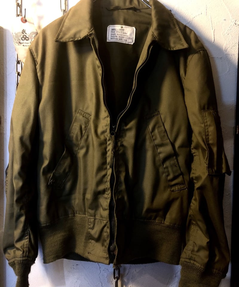 70s ALPHA U.S.ARMYミリタリー ヘリクルージャケット スコービル