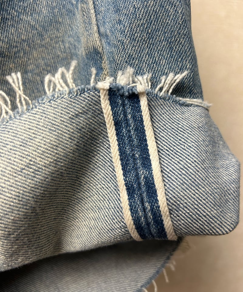 80年代U.S.A.製希少2501赤耳ハーフ仕様〉80年代U.S.A.製Levi's2501