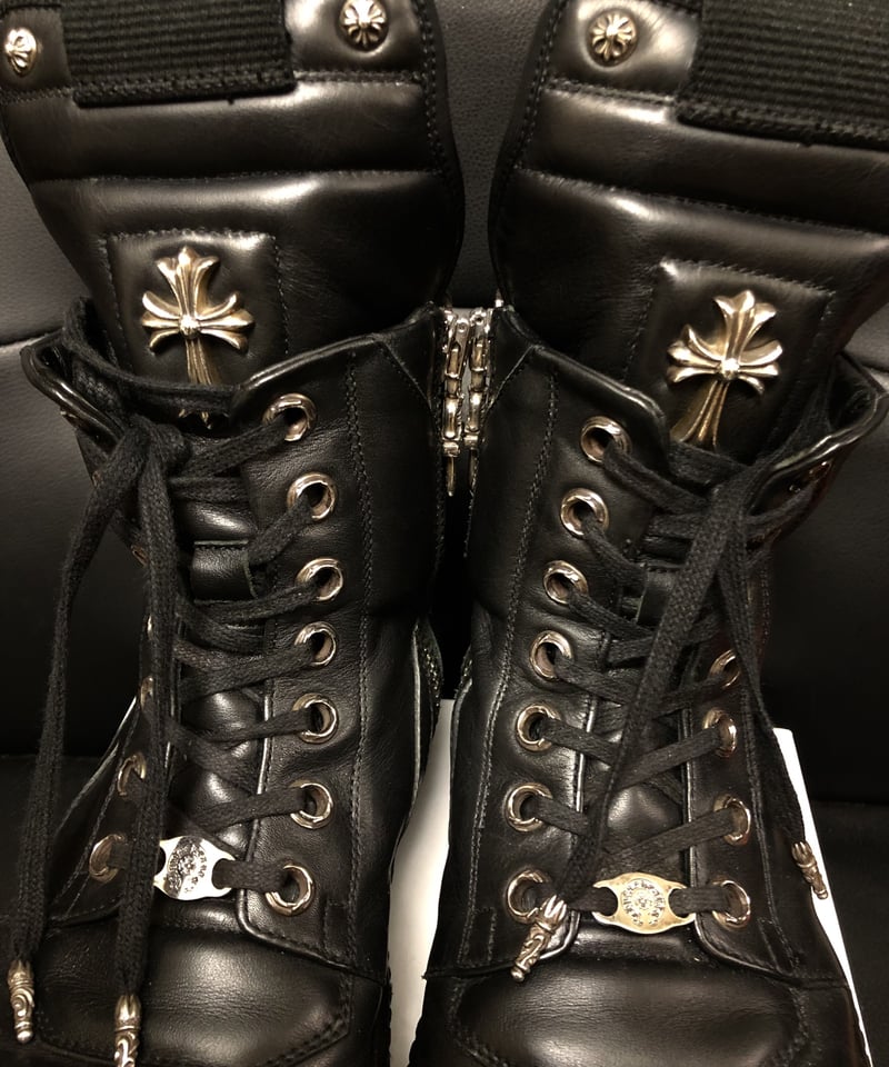 クローム ハーツ 靴 プレート クローム ハーツ 靴 プレート クロムハーツシューレースディテール（2