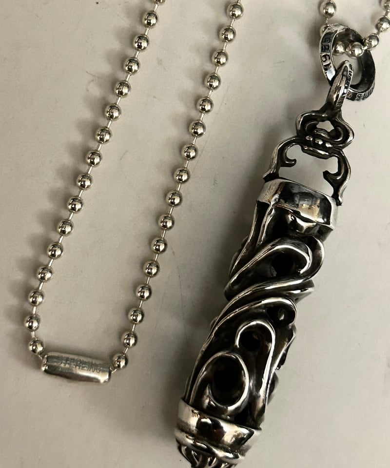 帝王クロムハーツ最高峰透かし彫りペンダント〉Chrome Hearts ROLLER