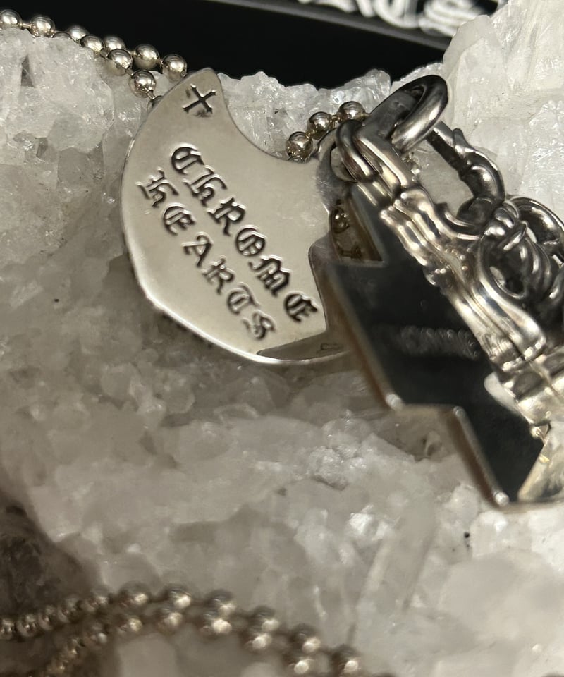 【美品】CHROME HEARTS クロムハーツ　リングネックレス CHROME HEARTS クロムハーツ ネックレス メンズ レディース