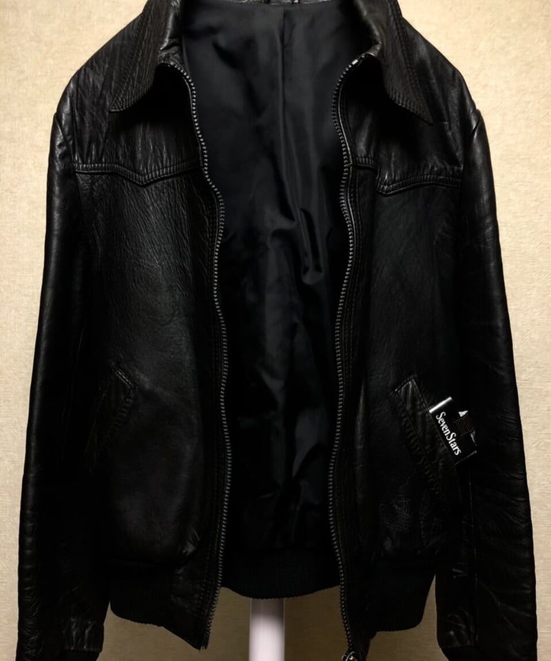 激レアブリティッシュR&Rヴィンテージシボ革SHEEP〉70年代後期UK