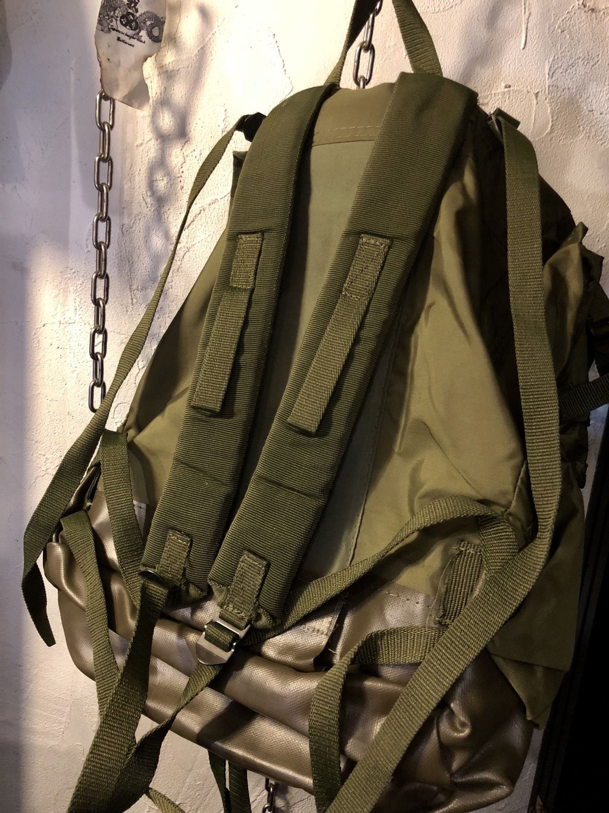 オールドミリタリー イタリア軍ALPINE NYLON BACKPACKデッド