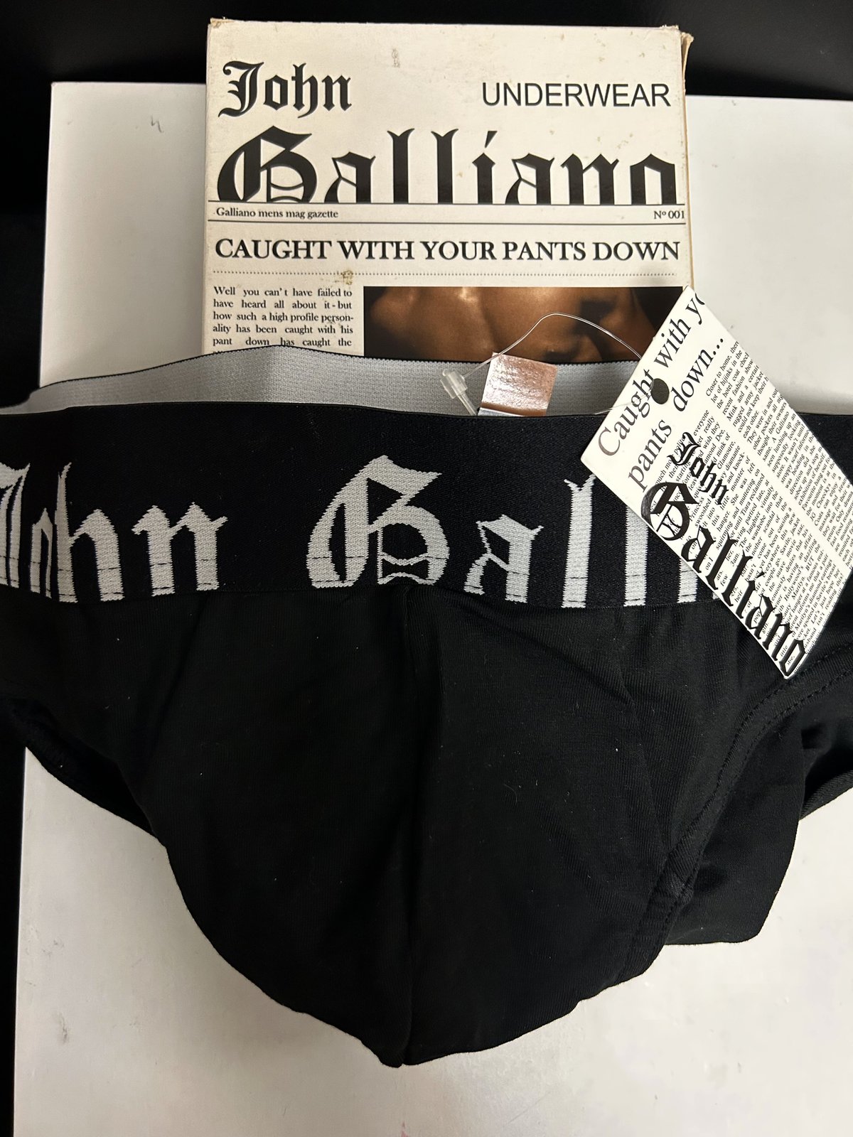伝説インポート廃版オールドHip Brief〉90年代John Galliano廃版Hip