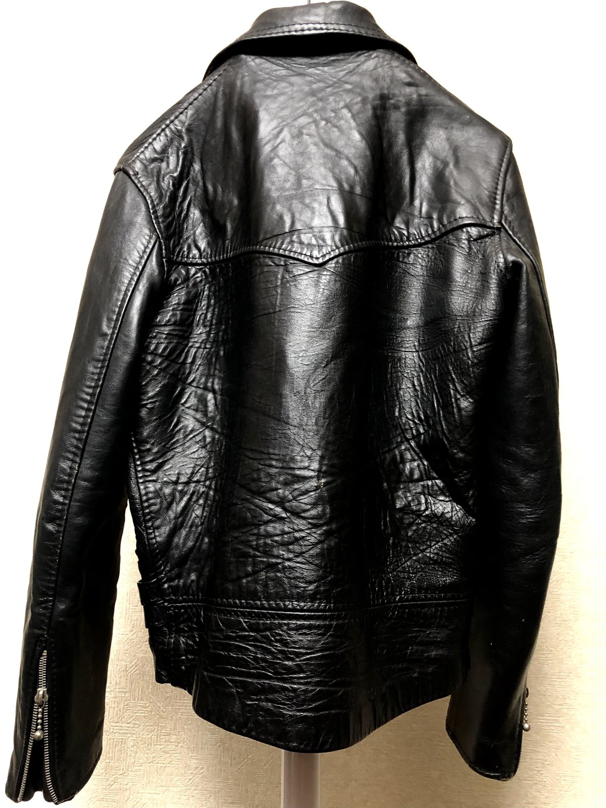 60s 70s 英国製 LUDA 乏しく Clothing ライダース ジャケット