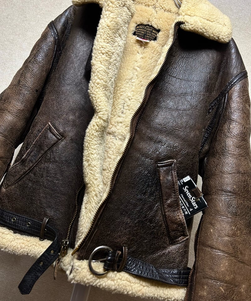 Rock'n Rollセブンティーズムートンレザー〉U.S.A.製時代78,s AVIREX