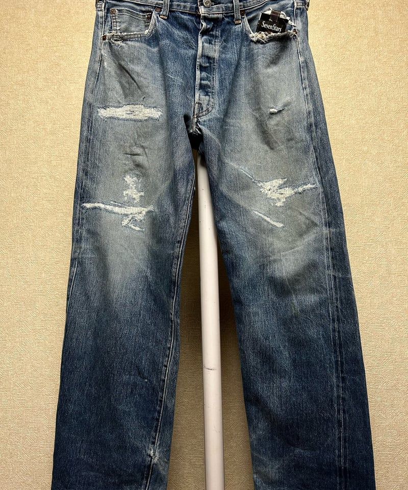 Levi's501 アメリカ製　ボタン裏555バレンシア製ヴィンテージデニム Levi's リーバイス 90s 501XXC 1937 BIG E 37201-0003 ビッグE