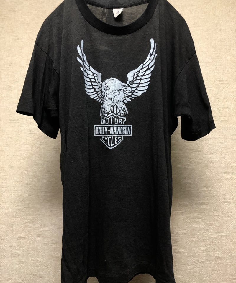 ハーレーダビッドソン ヴィンテージ Tシャツ 70'S アメリカ製肩幅47センチ