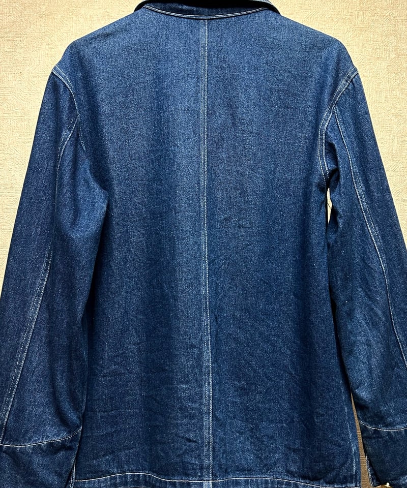 超ビッグ80s USA製 56サイズ 星タグ カーハート デニム カバーオール