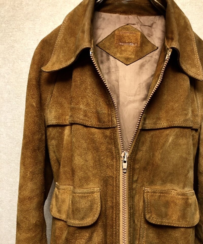 セブンティーズR&R U.S.A.〉70年代U.S.A.製THREE STARジッパースウェ
