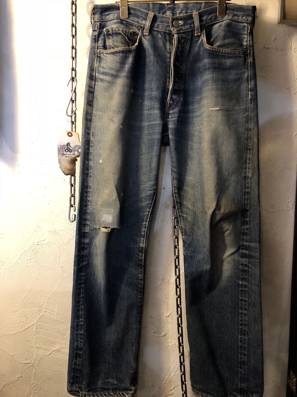 目玉〉リアルヴィンテージ LEVI'S 501 big E 60,s後期モデル