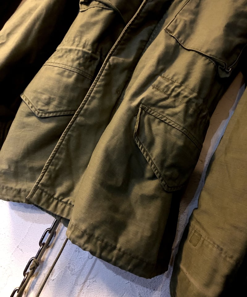 超目玉希少グレーライナーSHORT丈》米軍68年製アルミジッパーM 超目玉希少グレーライナーSHORT丈》米軍68年製アルミジッパーM
