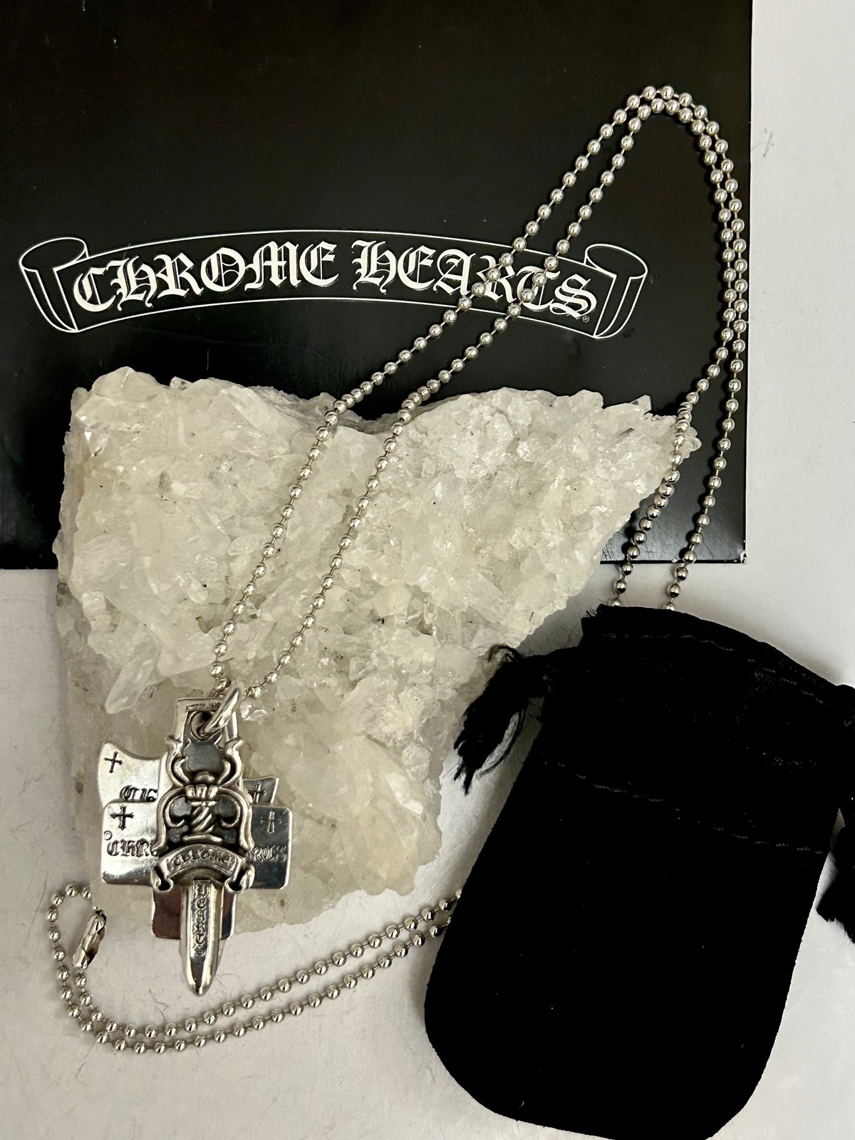 ぽん様　クロムハーツ　ネックレス 帝王クロムハーツブランドシンボリック伝統ネックレス〉Chrome