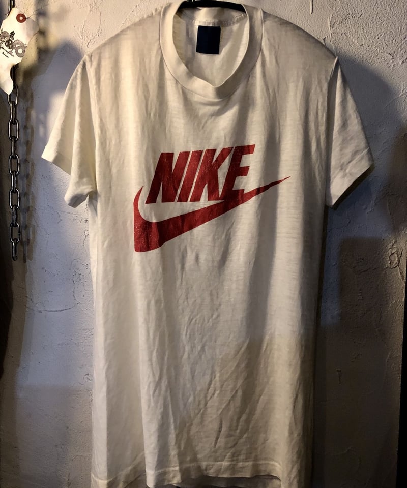 紺タグエイティーズNIKE〉80年代NIKE 紺タグTee 人気カラー