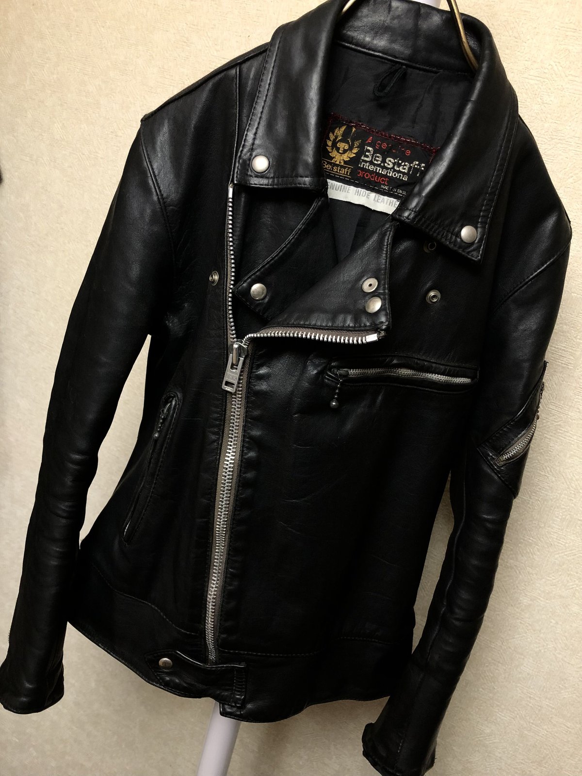 《超目玉激レアUKパンクスライダース》70年代後期イングランド製Belstaff 激レアEBUCCANEER MODEL RIDERS  JACKET黄金サイズヴィンテージ美品スペシャルプライス