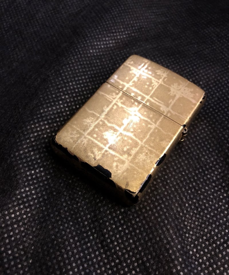 ジッポー純金箔張り 新品未使用 ZIPPO ジッポ 極上 本箔仕上 純金箔張り 墨絵龍