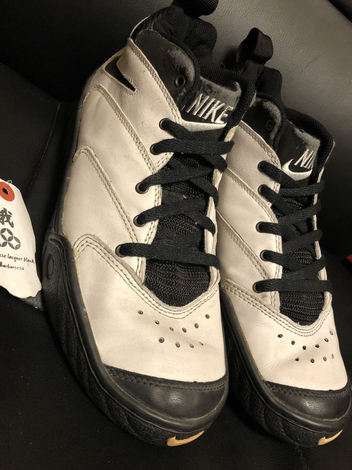 目玉・幻のオールドレアモデル〉95年製NIKE PENETRATOR Mid WHITE黄金