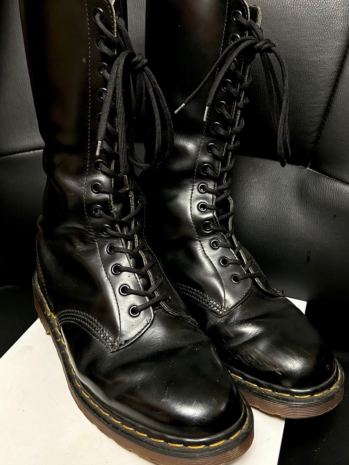 メンズDr.Martens ドクターマーチン 14ホール ヴィンテージ レア - www