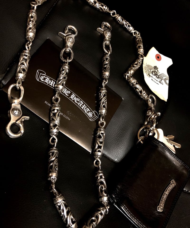 超目玉・最高峰ウォレットチェーン連続リリース》Chrome Hearts ROLLER