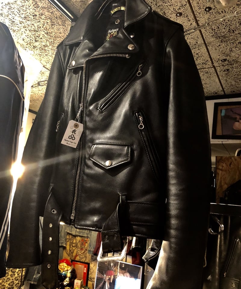 schootダブルライダースジャケット 超希少サイズ32