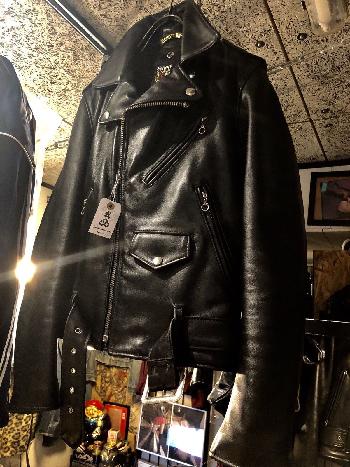 みちゅう Schott ワンスター ダブルライダース JKT 【32】 Schottワンスター希少32サイズ極上美品〉Schott 613US ONE STAR 7