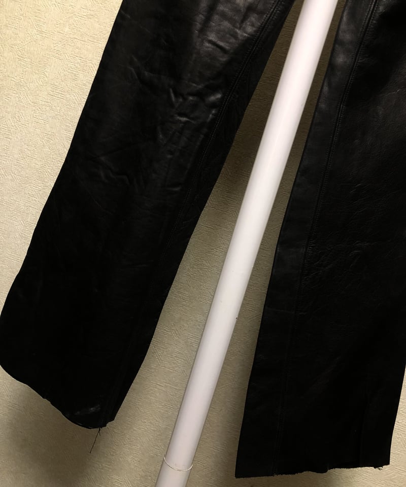 超目玉希少牛タグSchottレザーパンツ》U.S.A.製Schott 希少牛タグ後期