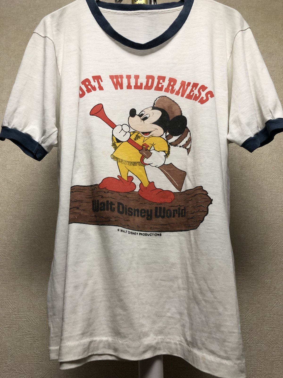 セブンティーズミッキーリンガーTee》70年代 U.S.A.製MICKEYリンガー 