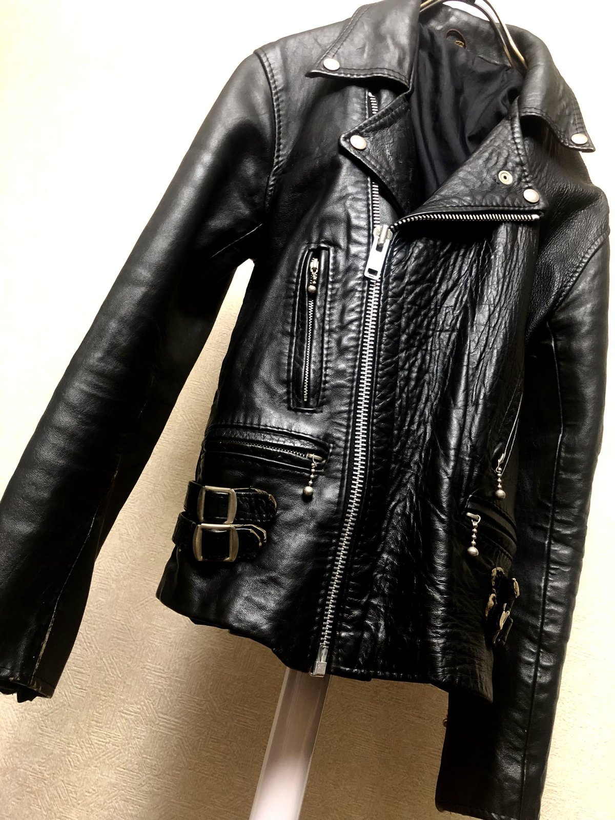 UKセブンティーズシボ革SHEEPパンクスライダース》70,s UKセブンティーズシボ革SHEEPパンクスライダース》70,s