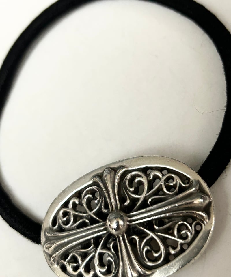 CHROME HEARTS HAIRBAND OVALCROSS オーバルクロス クロムハーツ ヘアバンド シルバー タイニー オーバル クロス