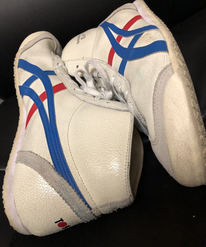 クラック加工オニツカタイガー〉Onitsuka Tiger MEXICO Mid Runne