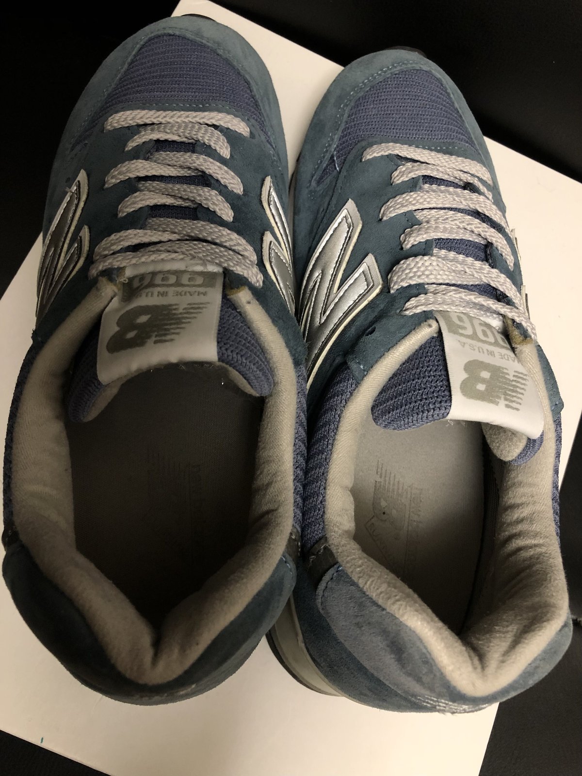 本格派欧米製廃版モデルレディース美品〉U.S.A.製new balance M996JFB廃