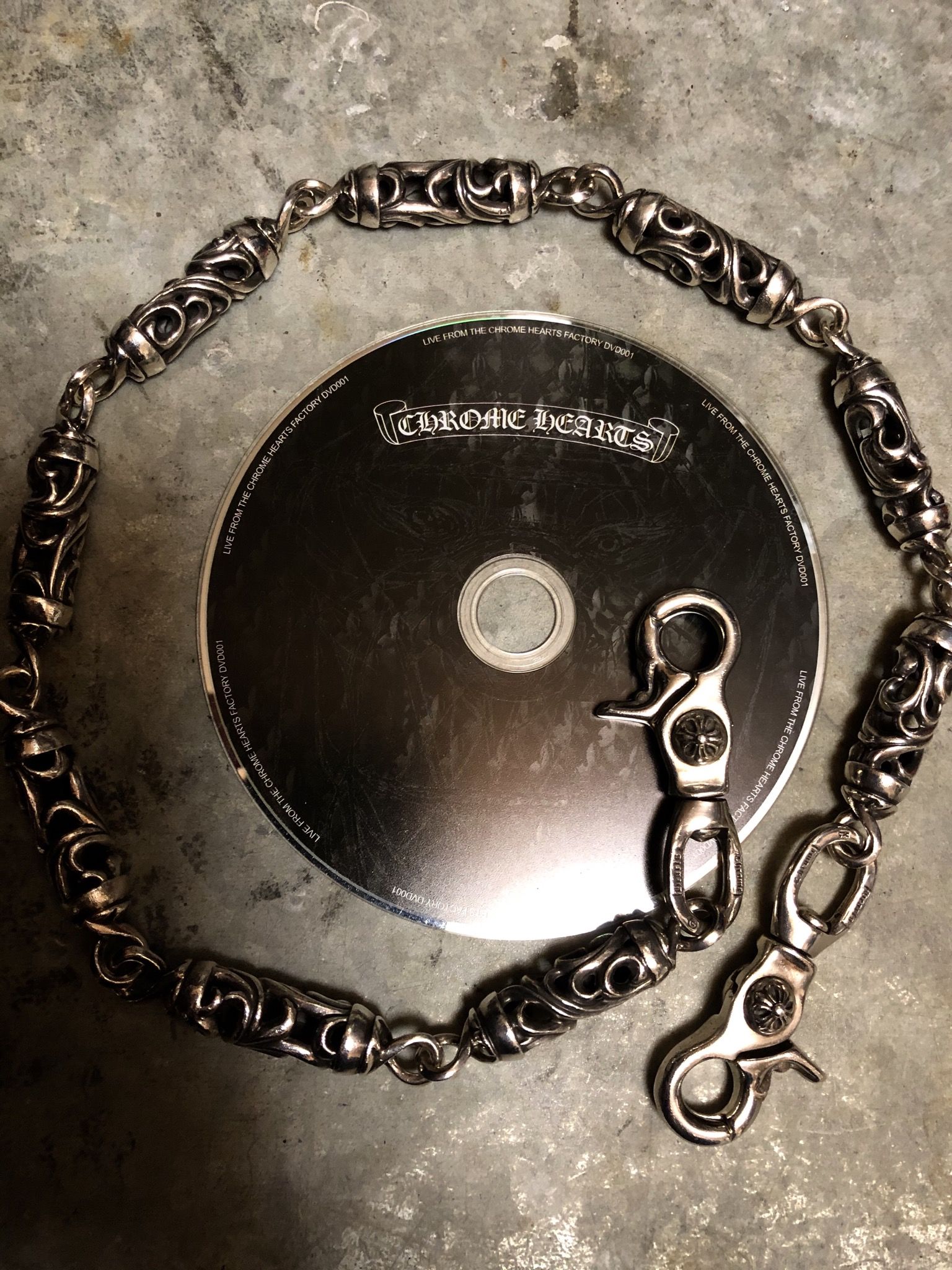 超目玉・最高峰ウォレットチェーン》Chrome Hearts 9LINK ダブル