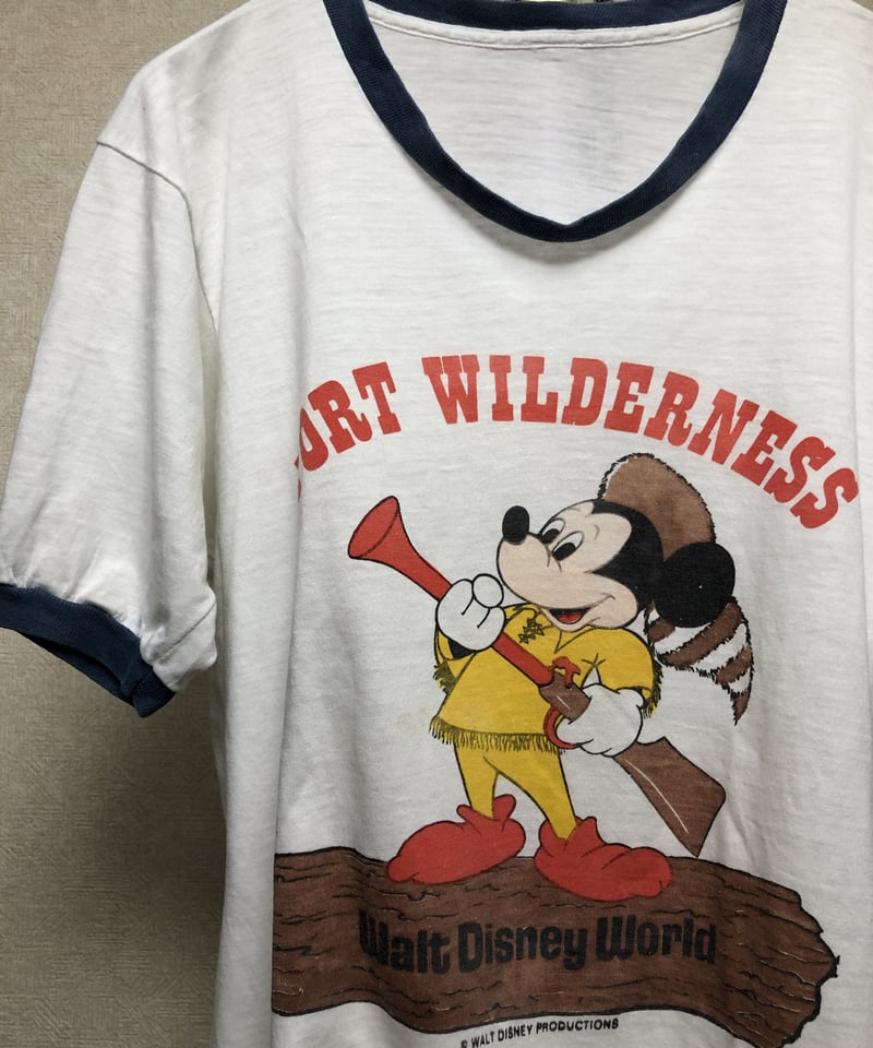 セブンティーズミッキーリンガーTee》70年代 U.S.A.製MICKEYリンガー