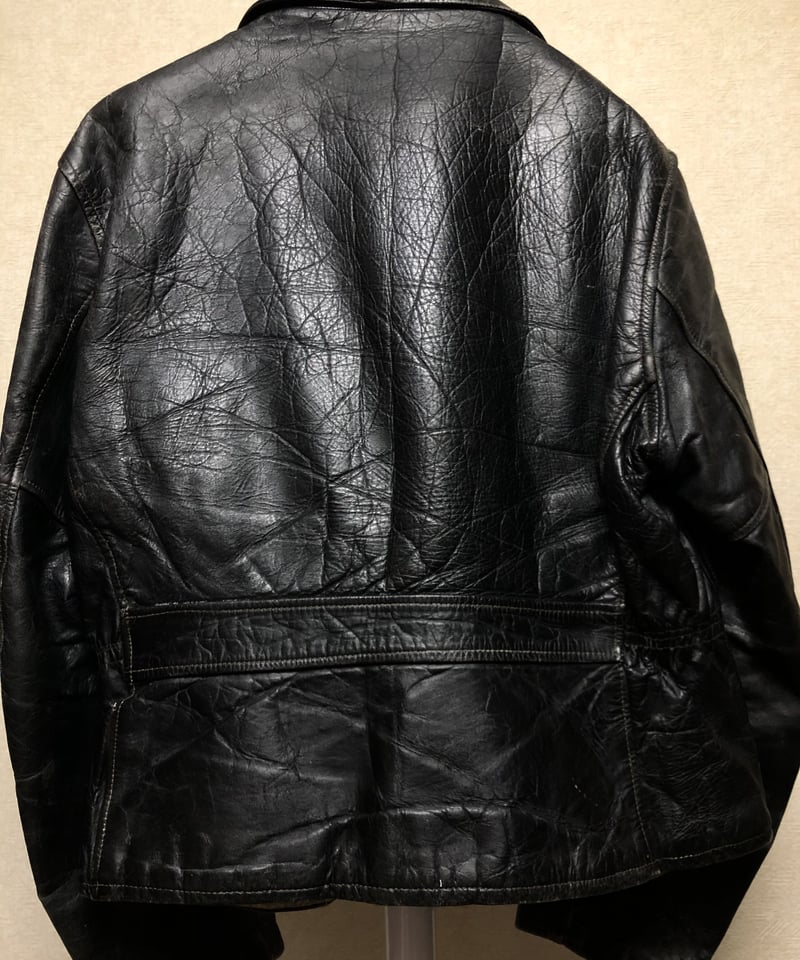 〈U.S.A 製50s 希少馬革レザージャケット〉1950年代名門PENNY'S U.S.A 製50s 希少馬革レザージャケット〉1950年代名門PENNY'S