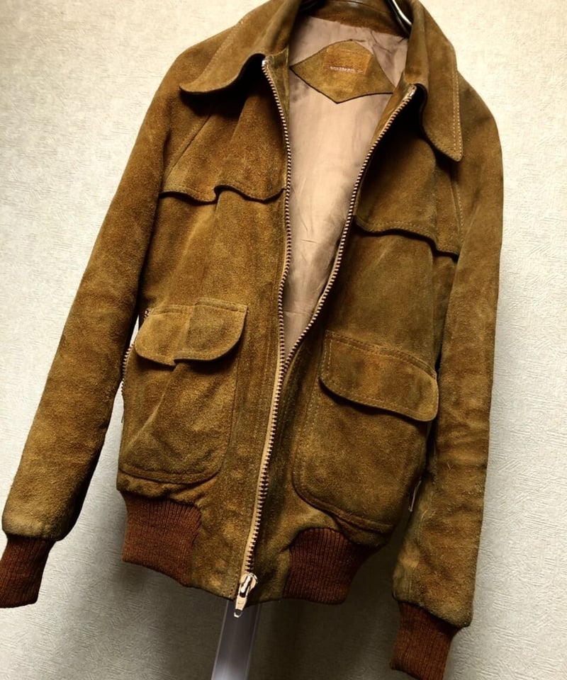 セブンティーズR&R U.S.A.〉70年代U.S.A.製THREE STARジッパースウェ