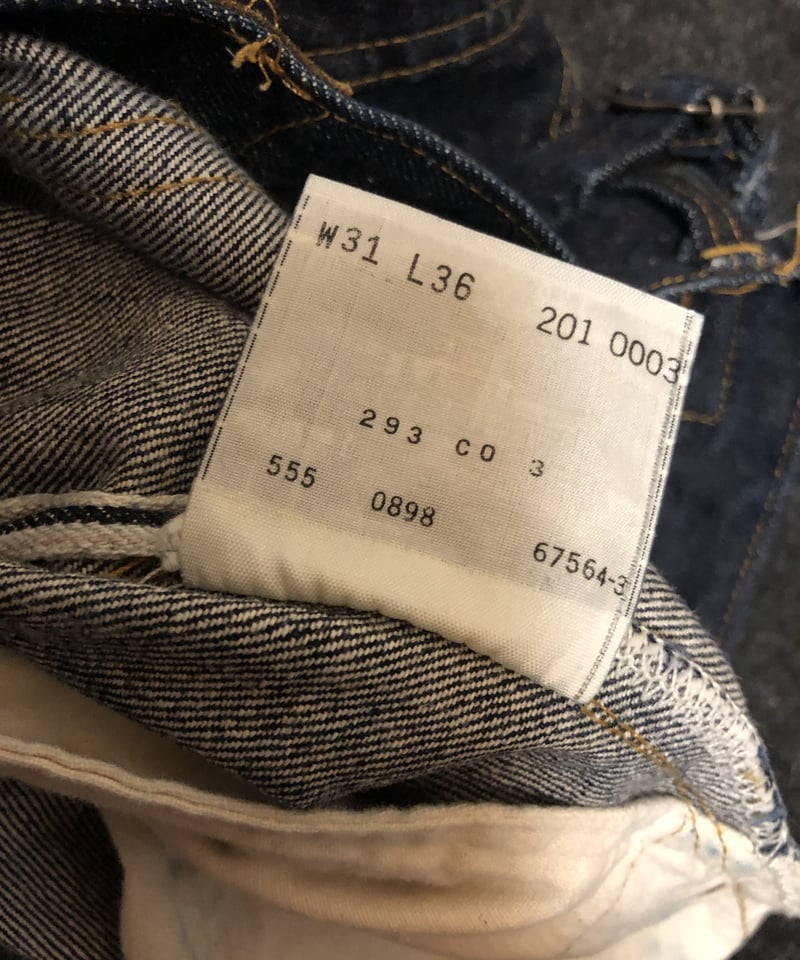 米国製バレンシア工場〉LEVI'S復刻米国製1937,s MODEL 201XX 201 0