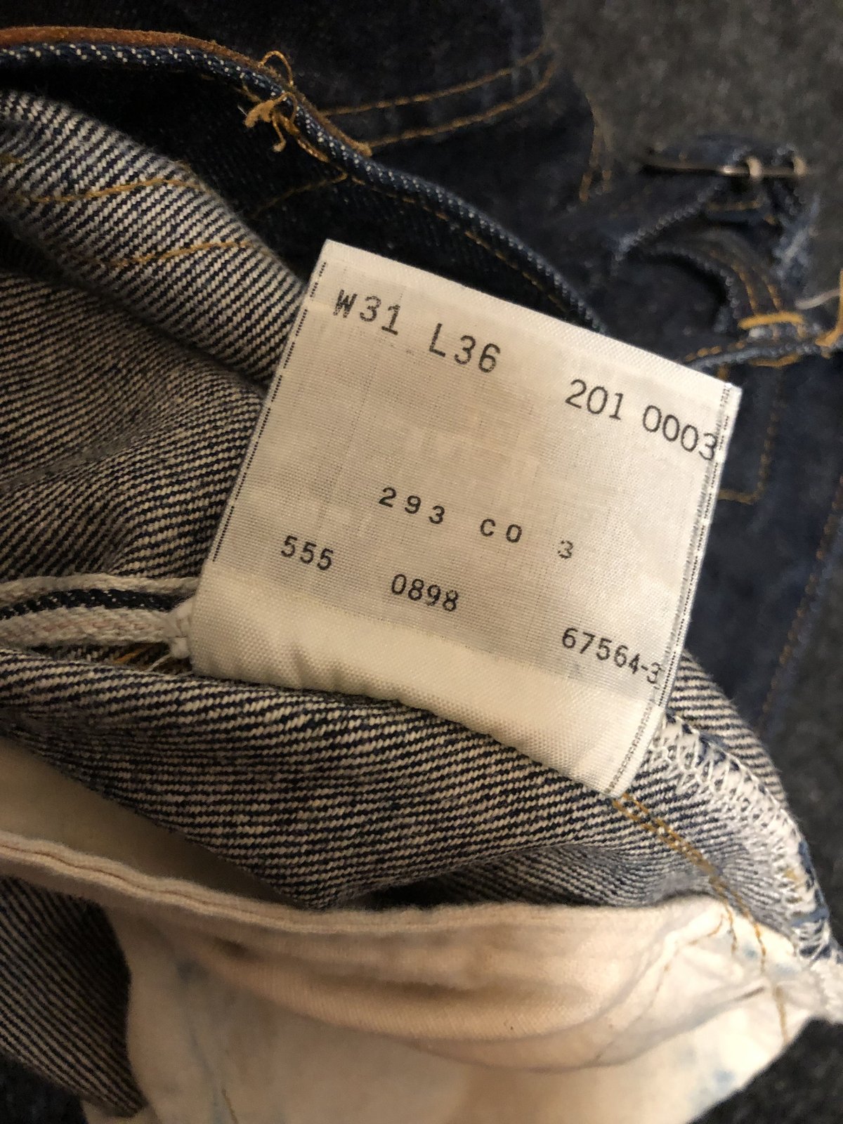 米国製バレンシア工場〉LEVI'S復刻米国製1937,s MODEL 201XX 201 0...