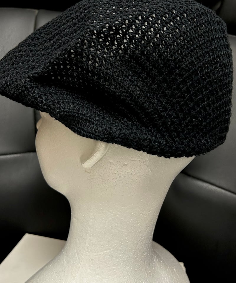 オールドJazzyブラックボディーメッシュハンチング〉2000年代