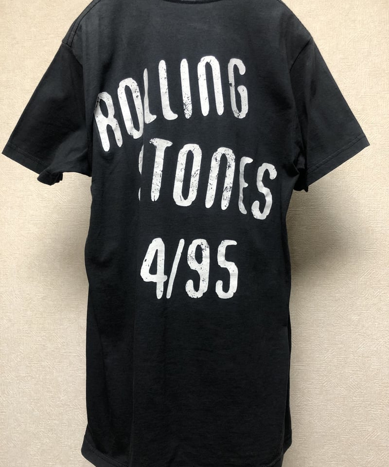 ☆Rolling Stones 武道館 Tシャツ ローリングストーンズ☆サイズМ THE ROLLING STONES T-shirt Gray x Black / ザ ローリング