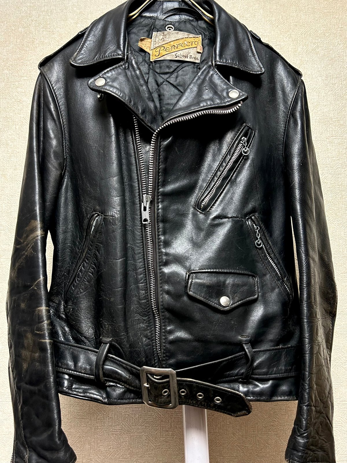 s*様 Schott Bros ワンスター 70s 前期 茶芯 ビンテージ fit=scale-down,w=1200