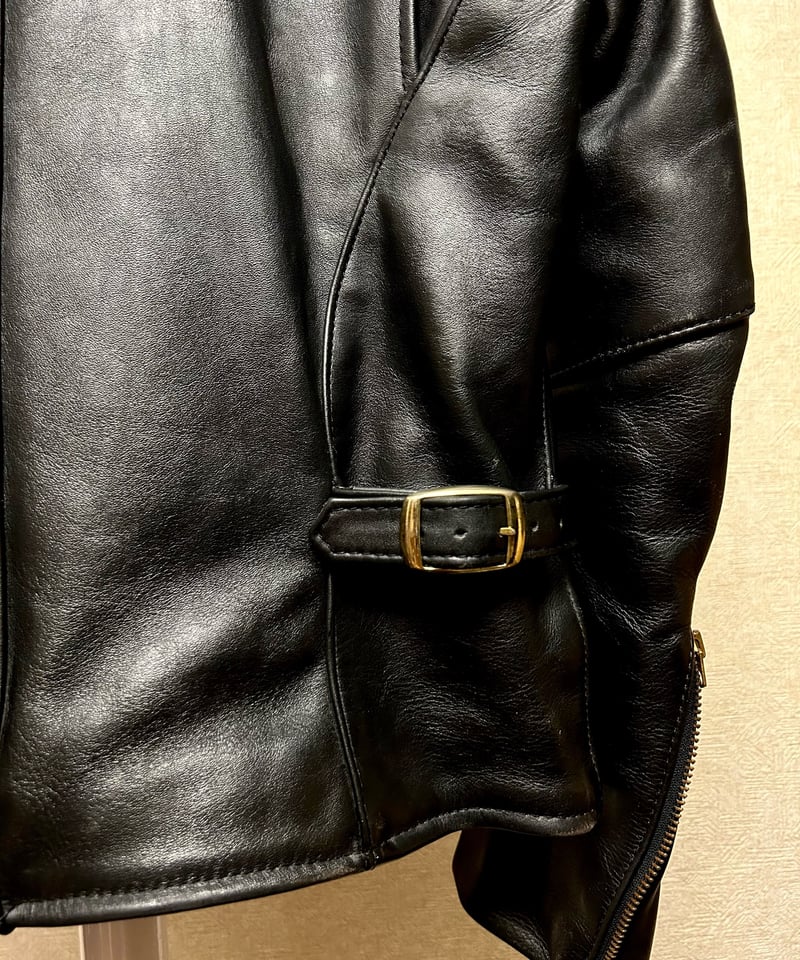 美品✨️Vanson　シングルライダース　本革　ライナー付　TALONジッパー オールドモデルTALONジッパー王者vanson〉オールドモデルU.S.A.