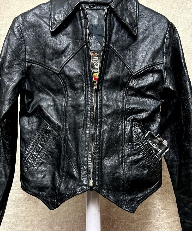 70,s 米西海岸系R&Rクラフトレザージャケット〉70年代U.S.A.製